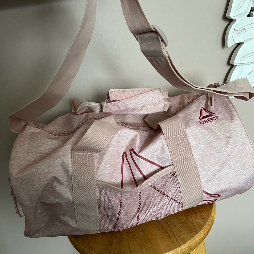 Pink Reebok Gym bag
